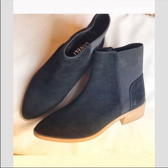 Vaneli black suede booties.  New in box. - Picture 5 of 7